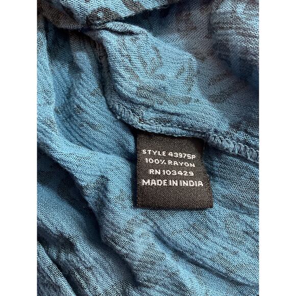 Intro Women’s Top L Large Multicolor Print Long Sleeve Tunic - Picture 7 of 7